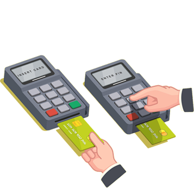 Quy trình cà thẻ tín dụng rút tiền mặt